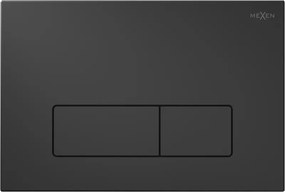Mexen Fenix 13 pulsante di risciacquo Slim, nero opaco - 601303