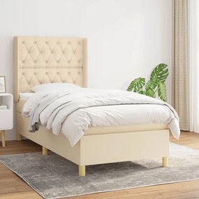 Giroletto A Molle Con Materasso Crema 80x200 Cm İntessuto /