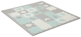 KINDERKRAFT select - Puzzle in schiuma LUNO 30 pezzi grigio/menta
