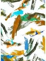 Jannelli & Volpi Carta da parati panoramica Jack - Orange Green Panel 1