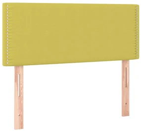 Testiera verde 100x5x78/88 cm in tessuto
