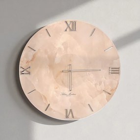 Orologio in vetro temperato da parete moderno D60 - rosa antico CARAH