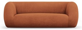 Divano in tessuto bouclé arancione 210 cm Essen - Cosmopolitan Design