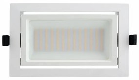 Faro LED da Incasso 44W Rettangolare, Foro 210x130, Bianco - PHILIPS Certadrive Colore  Bianco Naturale 4.000K
