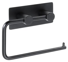 Supporto per carta 14,5 x 10 cm in acciaio inox, nero