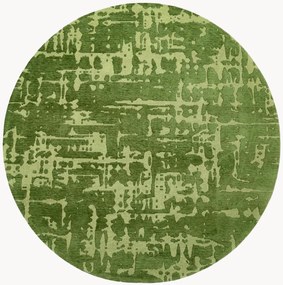 Tappeto rotondo jacquard lavabile da interno-esterno Baobab