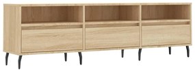 Mobile porta tv rovere sonoma 150x30x44,5 cm legno multistrato