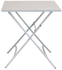 ROMANUS - tavolo da giardino quadrato pieghevole in ferro