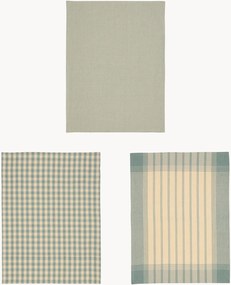 Set di 3 strofinacci in cotone Campagne