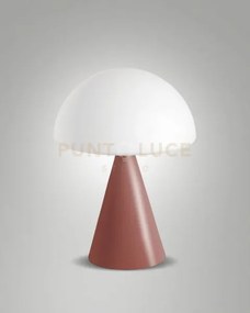 Blip lampada da tavolo rosso mattone a led cct 2700k - 3000k - 4000...