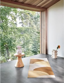 Passatoia da interno/esterno giallo ocra 70x270 cm Hill Ochre Pale Yellow – Pappelina