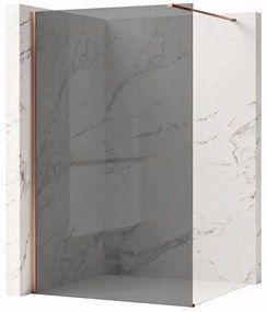 Parete doccia Rea Flexi Grey / Brush Copper 110