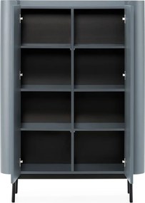 Armadietto blu polveroso 100x140x40 cm Willa – MOME