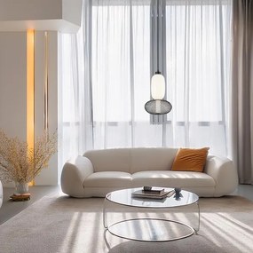 Lampadario LED a sospensione con filo ARAME LED/15W/230V diametro 22 cm nero