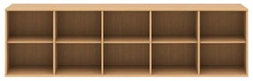 Libreria a sospensione in rovere naturale chiaro 220x61 cm Mistral - Hammel Furniture