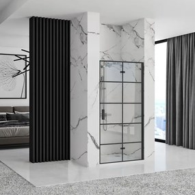 Porta doccia Rea Molier Black 90 + profilo