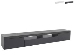 Mobile Porta TV Moderno Essential 240x40x35 cm - Antracite Opaco