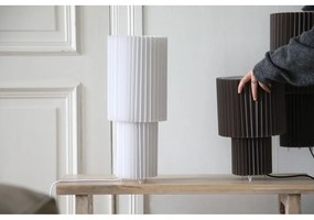 Lampada da tavolo grigia con paralume in tessuto (altezza totale 32 cm) Catis – Markslöjd