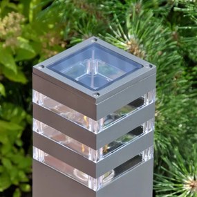 Lampada esterna TEKSAS 1xE27/12W/230V IP44 74 cm antracite