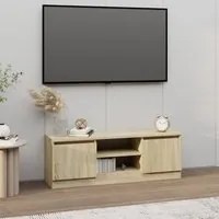 Mobile Porta TV con Anta Rovere Sonoma 102x30x36 cm 823353