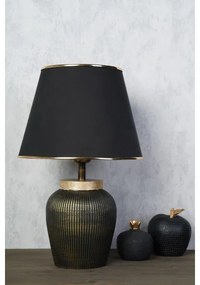 Lampada da tavolo RAMZES 1xE27/40W/230V nero/oro