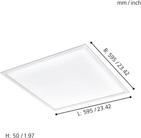 Eglo 33204 - LED RGBW Lampada dimmerabile SALOBRENA-C LED/34W/230V + +TC