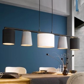 Eglo 98588 - Lampadario a sospensione con filo ALMEIDA 5xE14/25W/230V