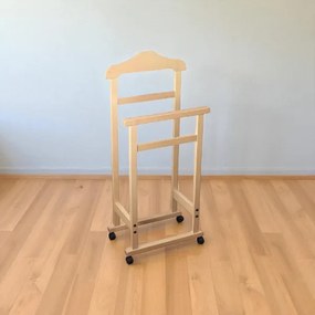 Indossatore da camera in legno massello ELEGANCE NATURALE