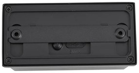 Lampada da parete nera con sensore a 4 livelli magnetica incl. LED ricaricabile - Baleno