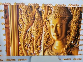 Stampa su tela – Statua di Buddha nel tempio