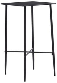 Tavolo Da Bar Nero 60x60x111 Cm İn Mdf /