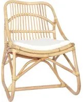 Sedia in Rattan e Lino cod 8598