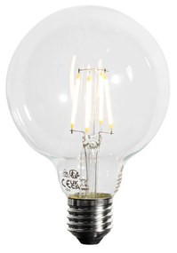 Set di 5 Lampadina LED dimmerabile a 3 livelli E27 G95 4W 450lm 3000K