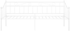 Telaio divano letto bianco in metallo 90x200 cm