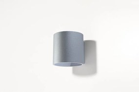 Lampada da parete grigia Roda - Sollux