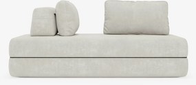 Rift divano letto matrimoniale 2 posti e 3 posti con schienali mobili - materasso alto 24 cm e memory foam in tessuto smacchiabile T31