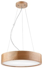 Lampadario a sospensione con filo OAK 2xE27/60W/230V quercia ø 37 cm