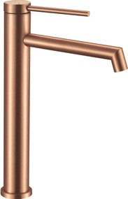 Rubinetto da lavabo Rea FOSS Brush Copper HIGH