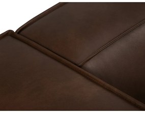 Divano angolare in pelle marrone scuro (angolo destro) Madame - Windsor &amp; Co Sofas