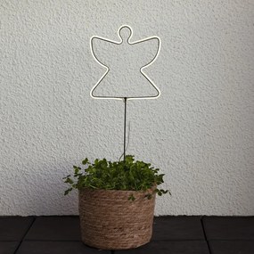 Decorazione luminosa nera per esterni con motivo natalizio Neon Angel - Star Trading