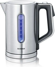Severin WK 3418 - Bollitore elettrico 1,7 l 3000W/230V acciaio inox/nero