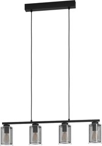 Eglo 99707 - Lampadario su corda ZOCABON 4xE27/40W/230V