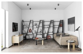 Libreria nera 190x195 cm Delta - TemaHome