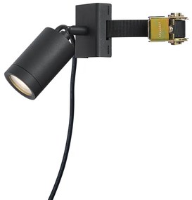 Faretto da esterno nero per albero GU10 50mm orientabile e inclinabile IP65 - Solo
