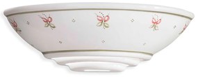 Applique Classica Trieste Bianco Decorato Filo Verde 1 Luce E27