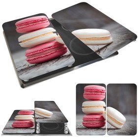 Set di 2 copri stufe in vetro, 52 x 30 cm Macarons - Wenko