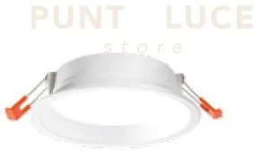 Lost faretto led da incasso 3000k 1170lm 18w ip20 bianco 14,5cm