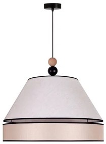 Duolla - Lampadario a sospensione con filo AVIGNON 1xE27/15W/230V diametro 60 cm beige