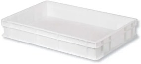 Cassetta impilabile/sovrapponibile Bianca, 60x40x10h CM