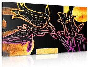 Stampa su tela – Fiori etnici